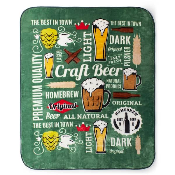 Unbranded Beer Hi Pile Luxury 60X80 Oversized Throw