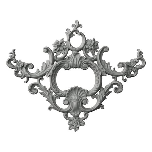 Ekena Millwork 1.13 in. x 16.75 in. x 15.75 in. Polyurethane Applique and Onlay Moulding