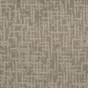 8 in. x 8 in.  Pattern Carpet Sample - Brasswick - Color Shipwreck