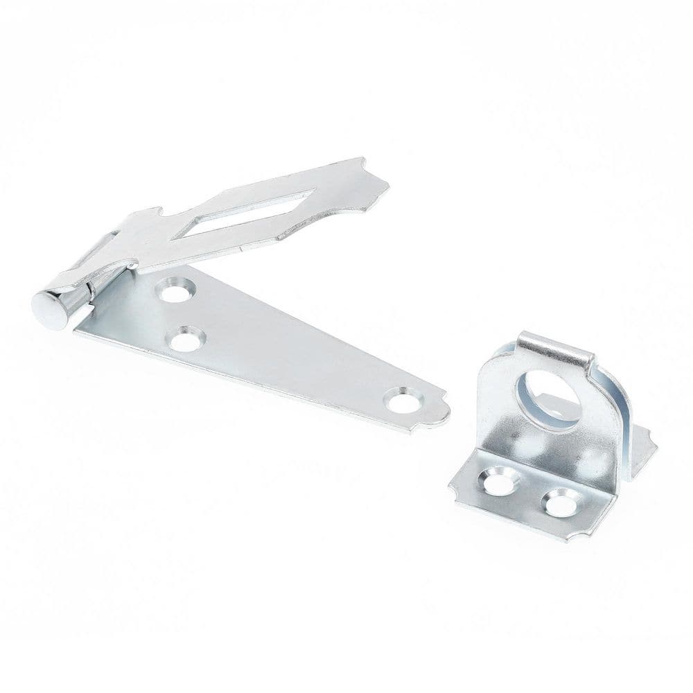 Door and Gate, Safety Hasp Hinge Latch with Fixed Staple 3 inch with Screws, Zinc Plated (Single Pack) price history on PriceWatchPro
