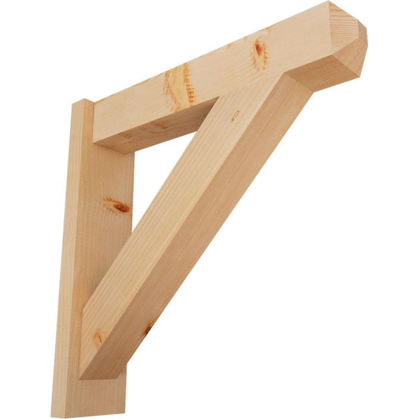 Ekena Millwork 6 in. x 24 in. x 24 in. Douglas Fir Traditional Craftsman Smooth Outlooker