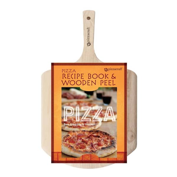pizzacraft 2-Piece Pizza Peel with Recipe Book