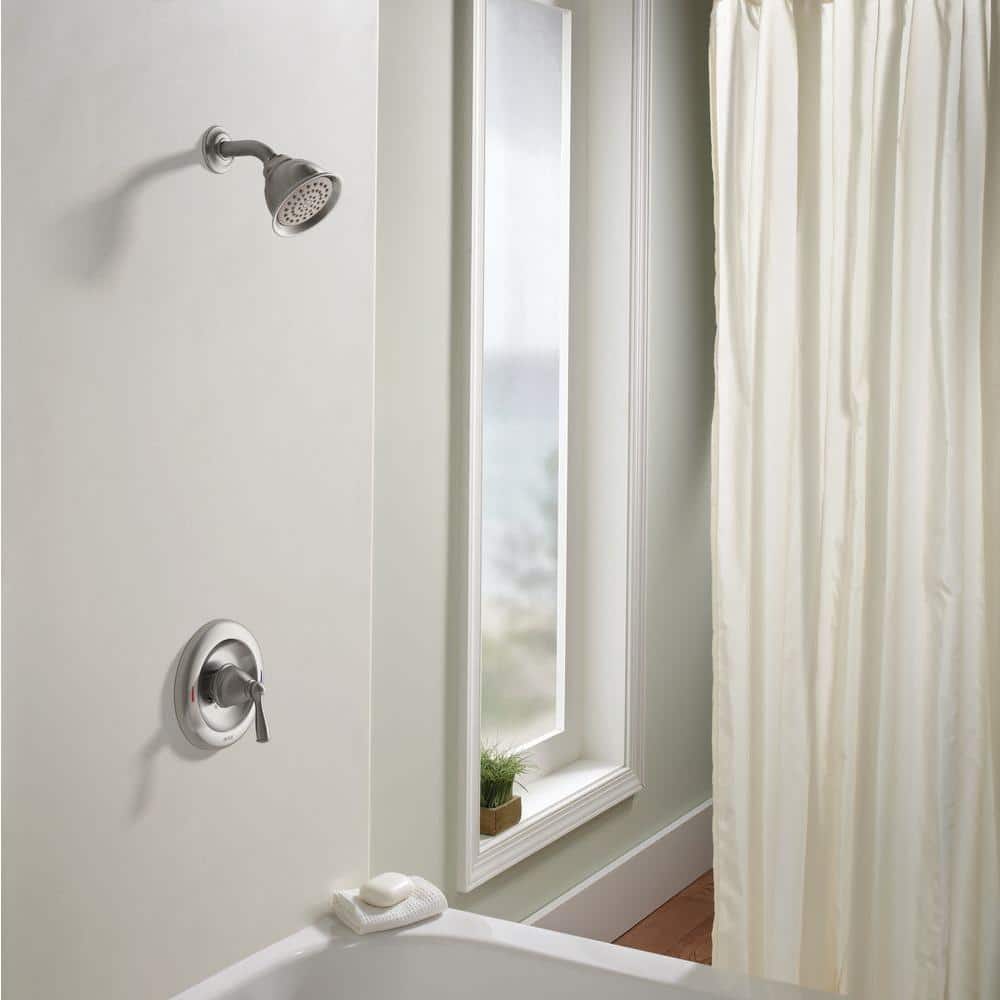 Banbury Spot Resist Brushed Nickel Wall Mounted Shower Trim