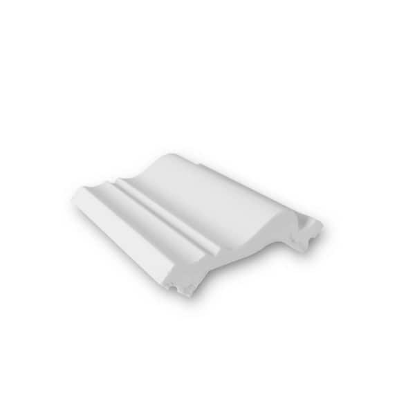 ORAC DECOR 2-1/4 in. D x 2-1/2 in. W x 4 in. L Primed White Plain Polyurethane Crown Moulding Sample