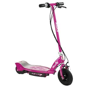 Power Core E100 Electric Scooter with Hand Operated Front Brake, Sweet Pea