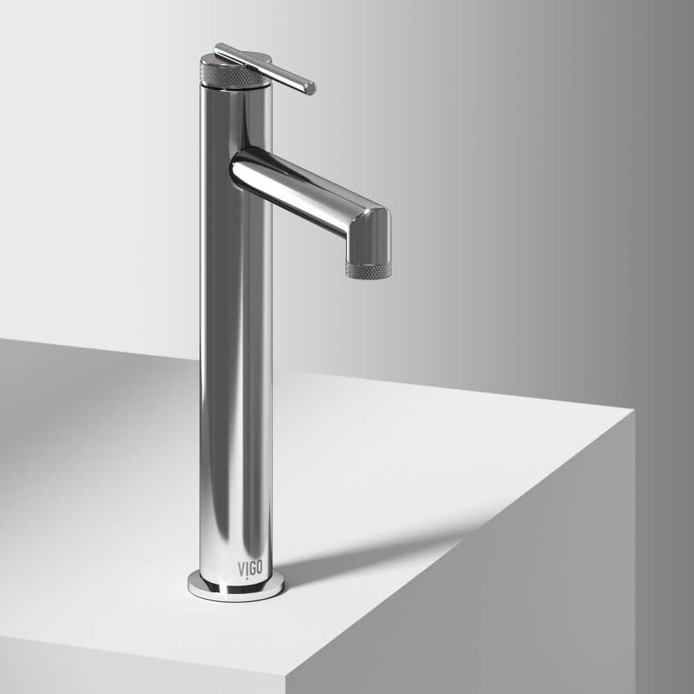 Sterling Chrome Single-Handle Bathroom Vessel Sink Faucet