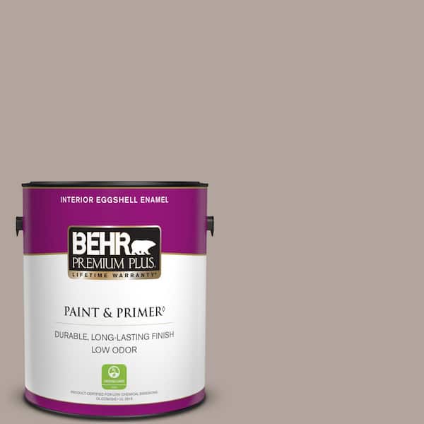 BEHR PREMIUM PLUS 1 gal. #780B-4 Slate Pebble Eggshell Enamel Low Odor Interior Paint & Primer