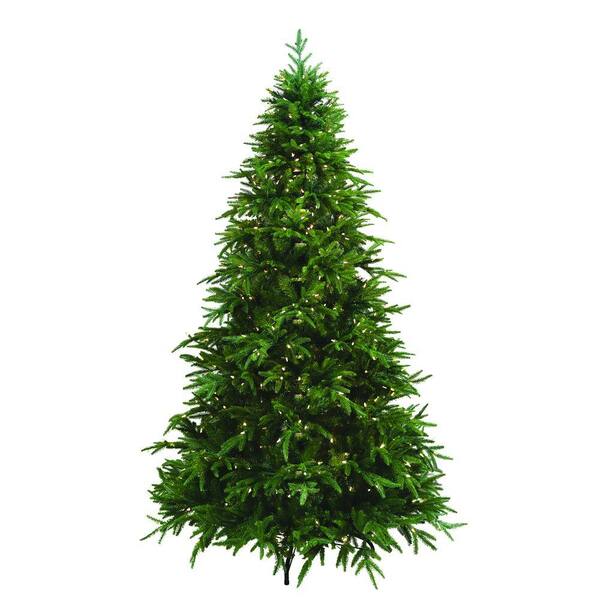 General Foam 7.5 ft. Pre-Lit Ultima Artificial Christmas Tree with Clear and Multi-Colored 8-Function LED Lights