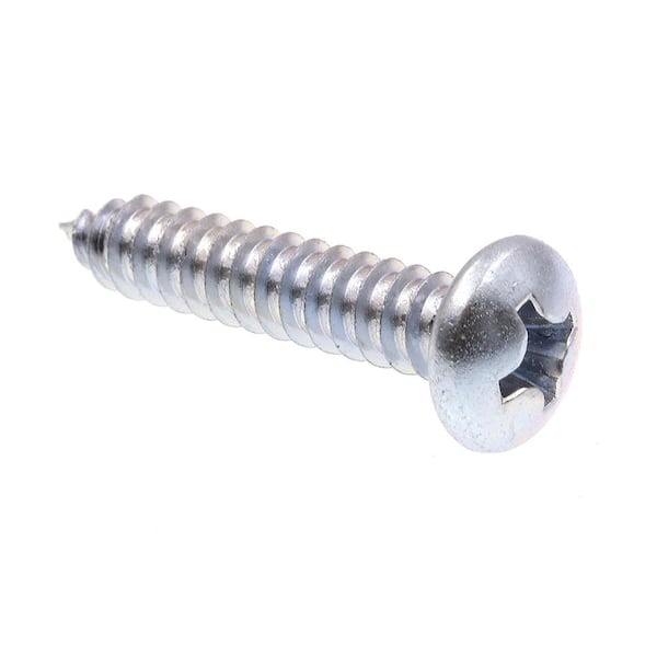 Prime-Line #14 x 1-1/4 in. Zinc Plated Steel Phillips Drive Pan Head Self-Tapping Sheet Metal Screws (100-Pack)