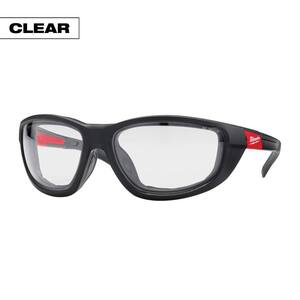 Performance Safety Glasses with Clear Fog-Free Lenses and Gasket