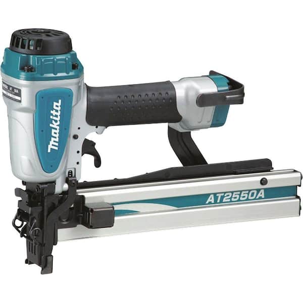 Post Modernisere Champagne Makita 1 in. x 16-Gauge Wide Stapler AT2550A - The Home Depot