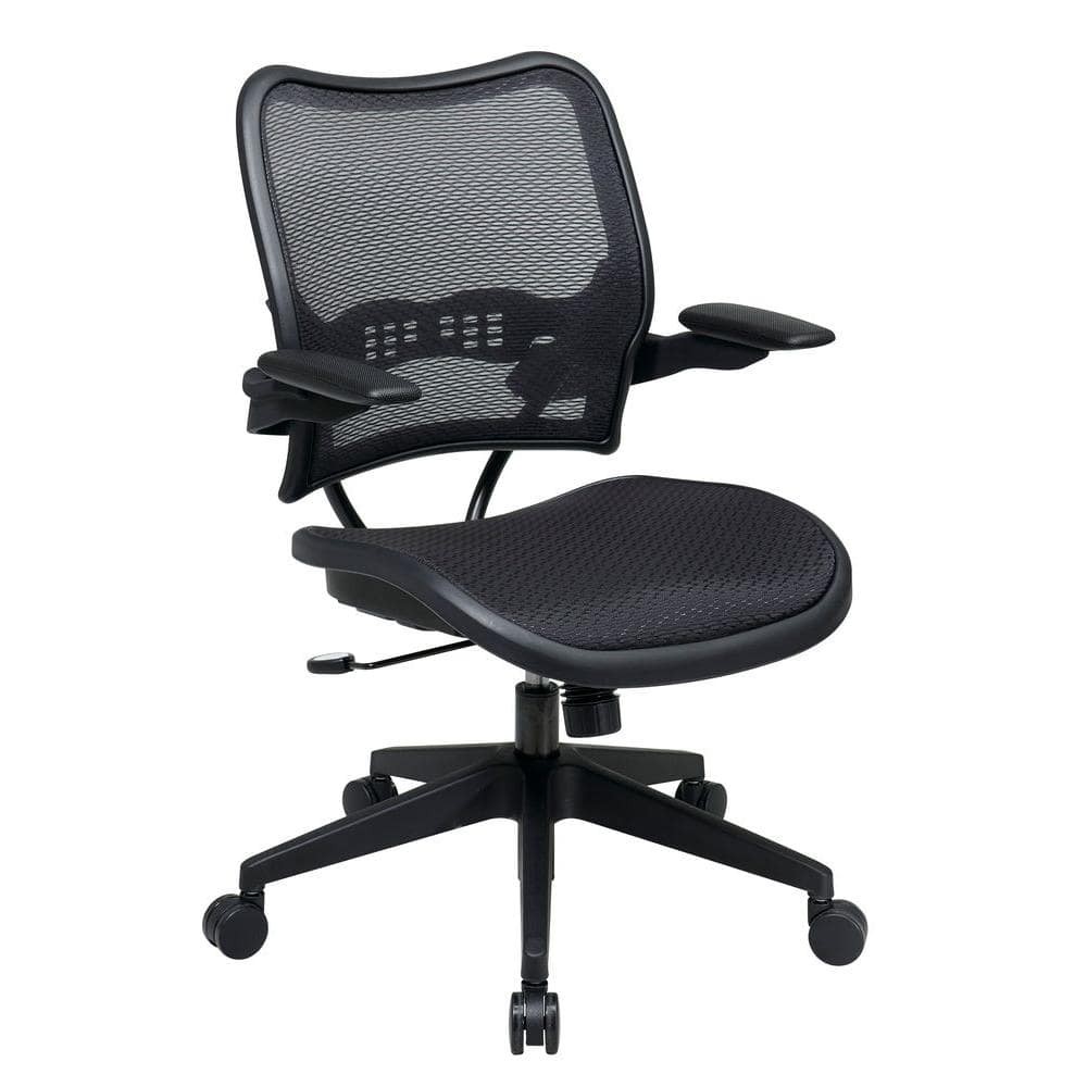 Office Star Products Deluxe Black Airgrid Office Chair 13 77n1p3 The Home Depot