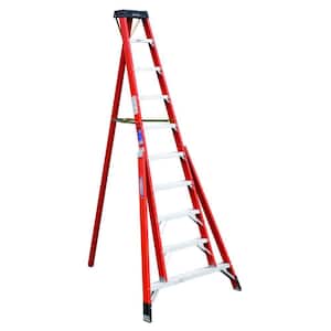 10 ft. Fiberglass Tripod Step Ladder with 300 lb. Load Capacity Type IA Duty Rating
