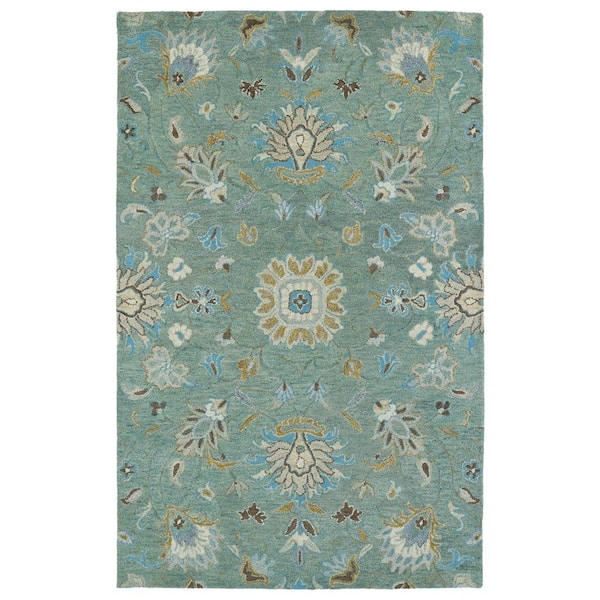Kaleen Helena Mint 10 ft. x 14 ft. Area Rug