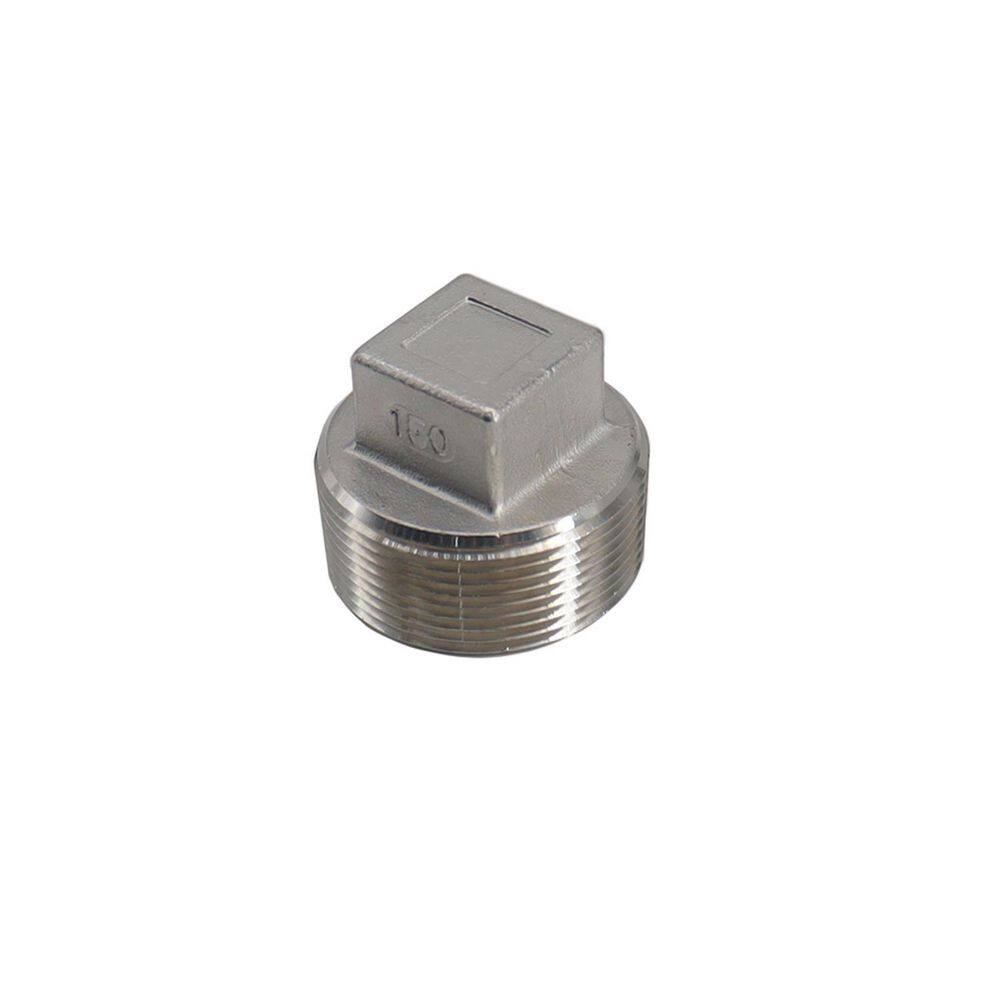 4 in. 316 Stainless Steel 150 lbs. Threaded Square Head Plug price history on PriceWatchPro