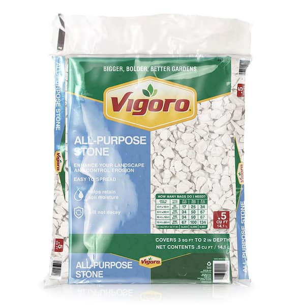 Vigoro 0.5 cu. ft. Bagged All-Purpose Decorative Landscape Rock