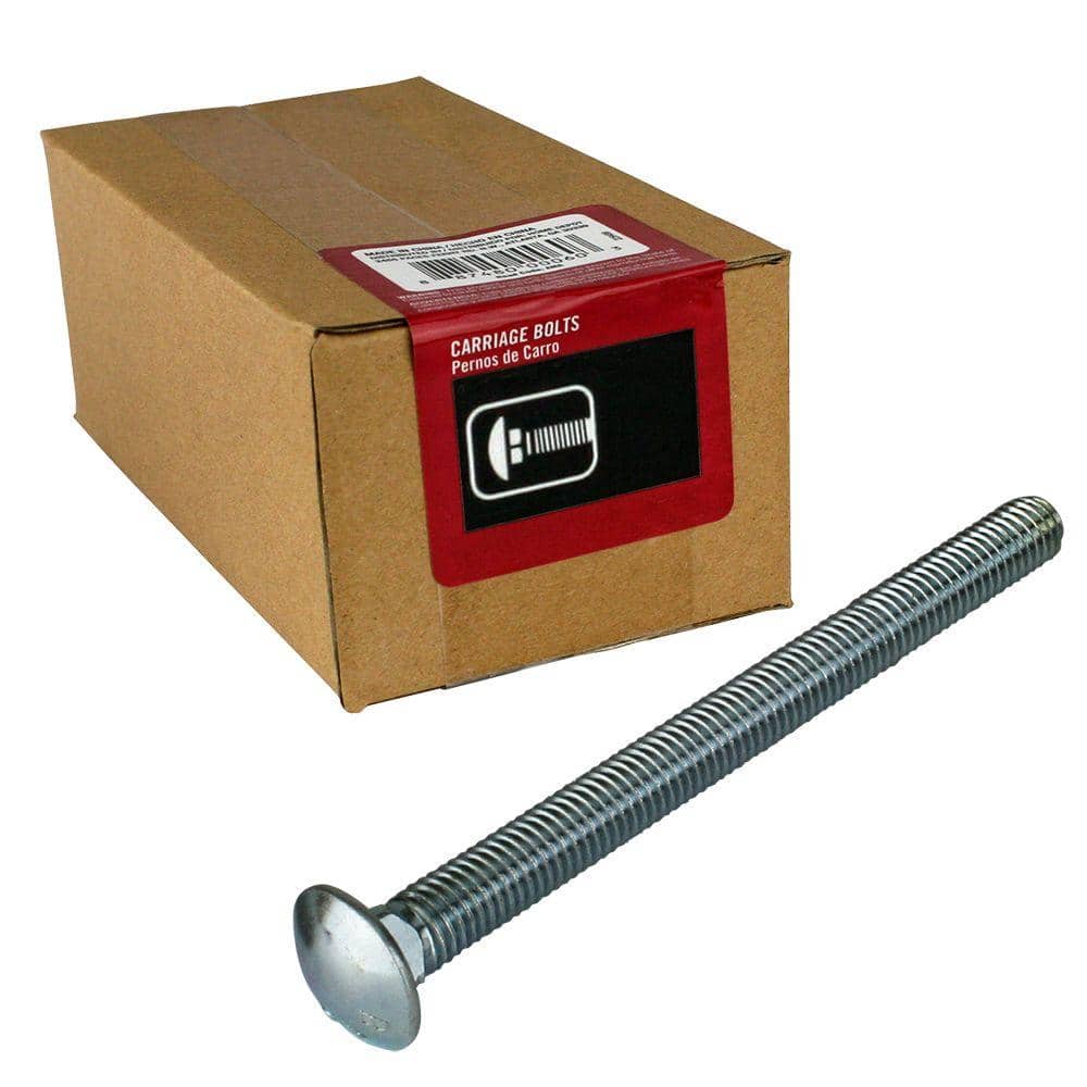 5/16 in.-18 x 5 in. Zinc Plated Carriage Bolt (25-Pack) price history on PriceWatchPro