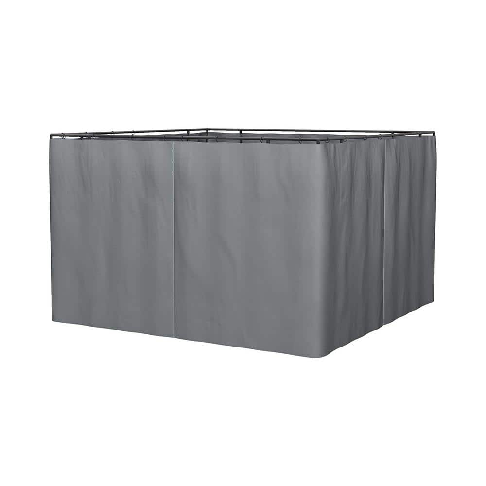 12 ft. x 10 ft. Gazebo Replacement Sidewall with Zippers, 4-Side Mesh Walls