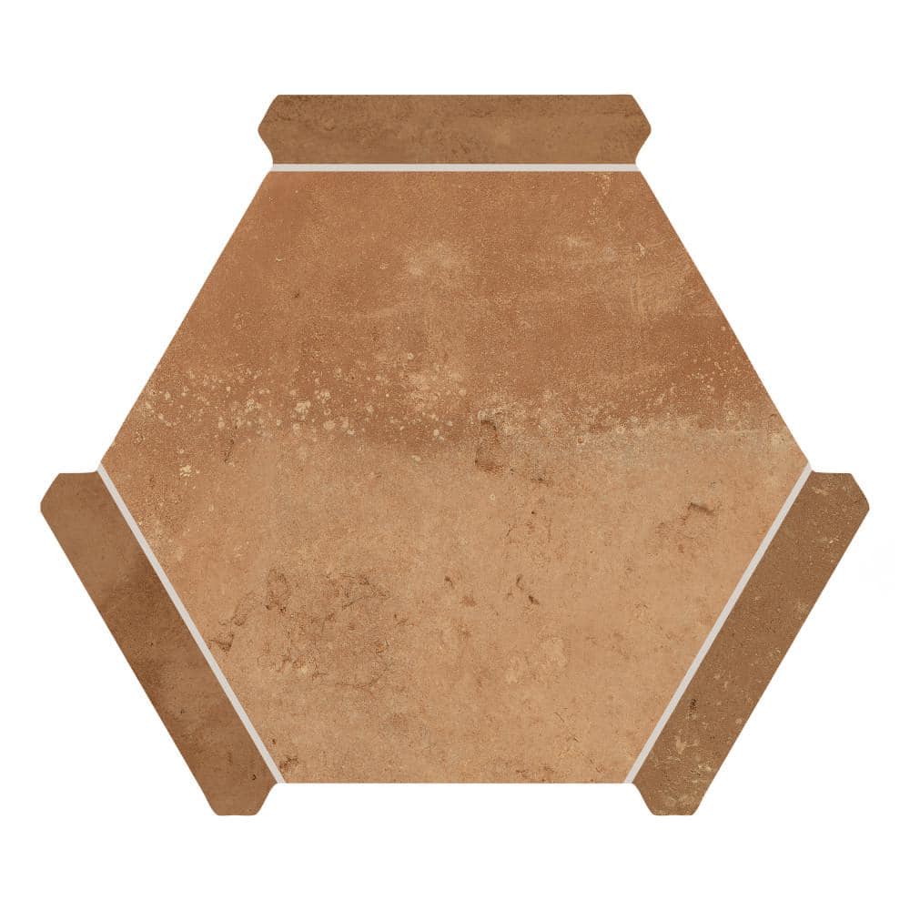 Doscotto Panal Rosso with Clay Picket 8-5/8 in. x 9-7/8 in. Porcelain Floor and Wall Take Home Tile Sample price history on PriceWatchPro