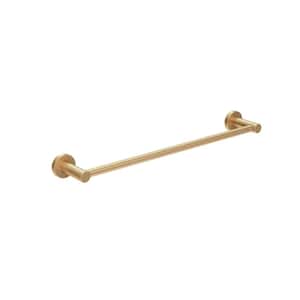 Dia 18 in. Wall Mounted Towel Bar in Brushed Bronze