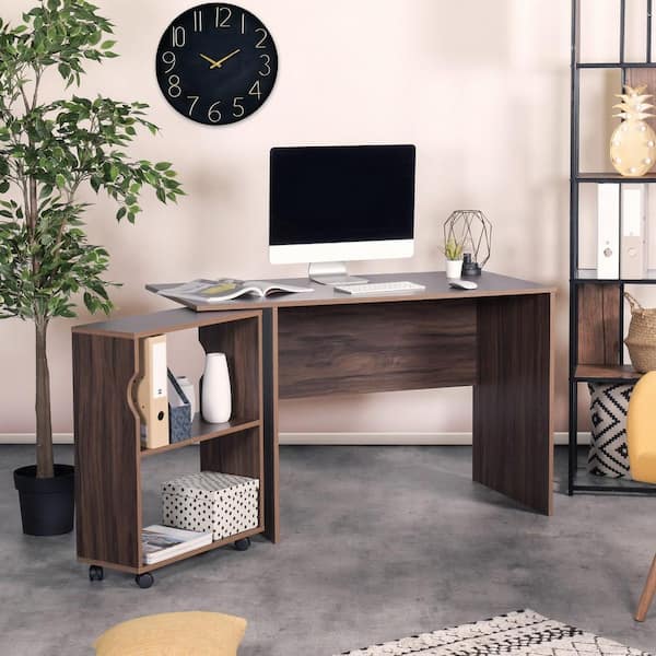 dark brown writing desk