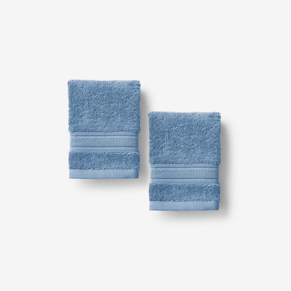 Company Cotton Blue Turkish Cotton Wash Cloth