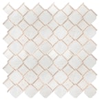 Marbella Lynx 12 in. x 12 in x 10 mm Polished Marble Mosaic Tile (10 sq. ft. / case)