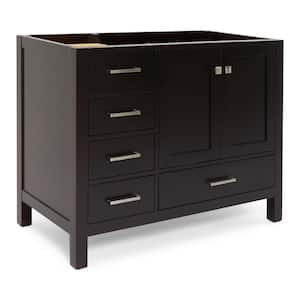 Cambridge 42 in. W x 21.5 in. D x 34.5 in. H Freestanding Bath Vanity Cabinet Only in Espresso