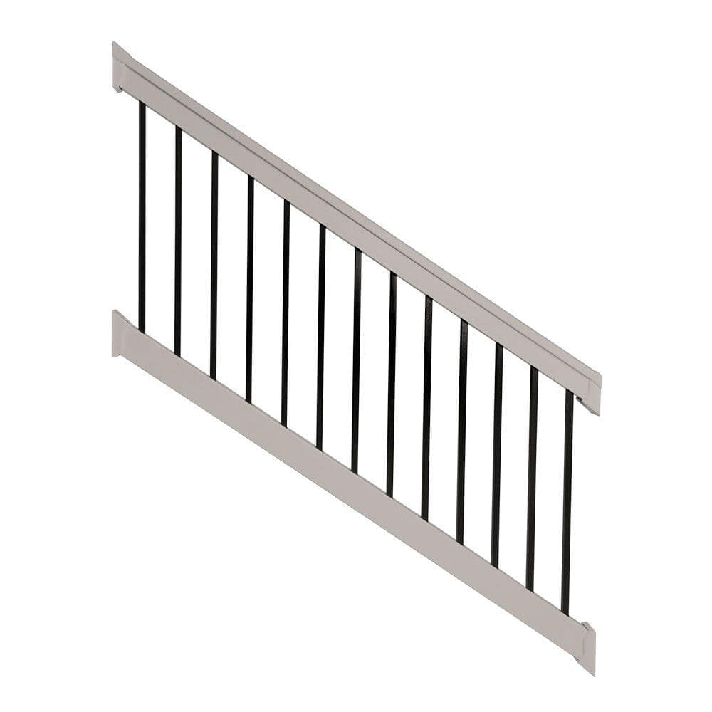 Vilano 3 ft. x H 8 ft. W Vinyl Tan Stair Railing Kit price history on PriceWatchPro