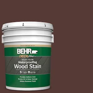 5 gal. #PPU1-02 Divine Wine Solid Color Waterproofing Exterior Wood Stain