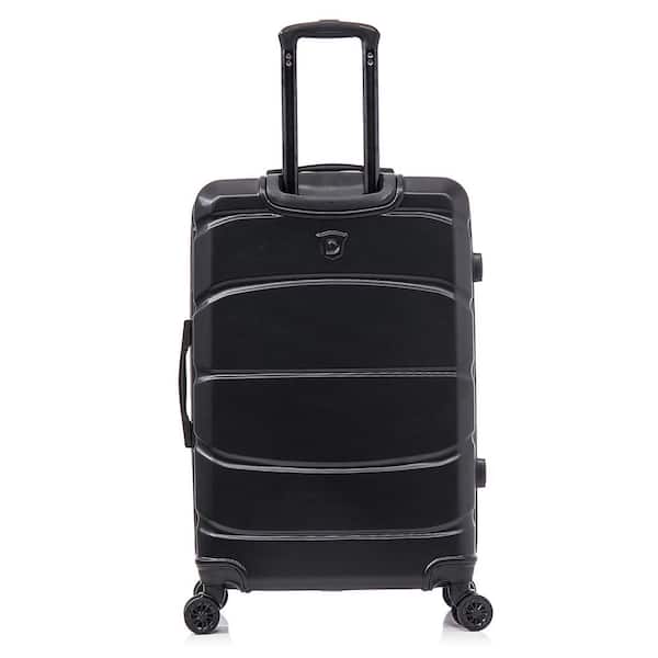 DUKAP Sense Lightweight Hard Side Spinner Luggage 28 in. Black