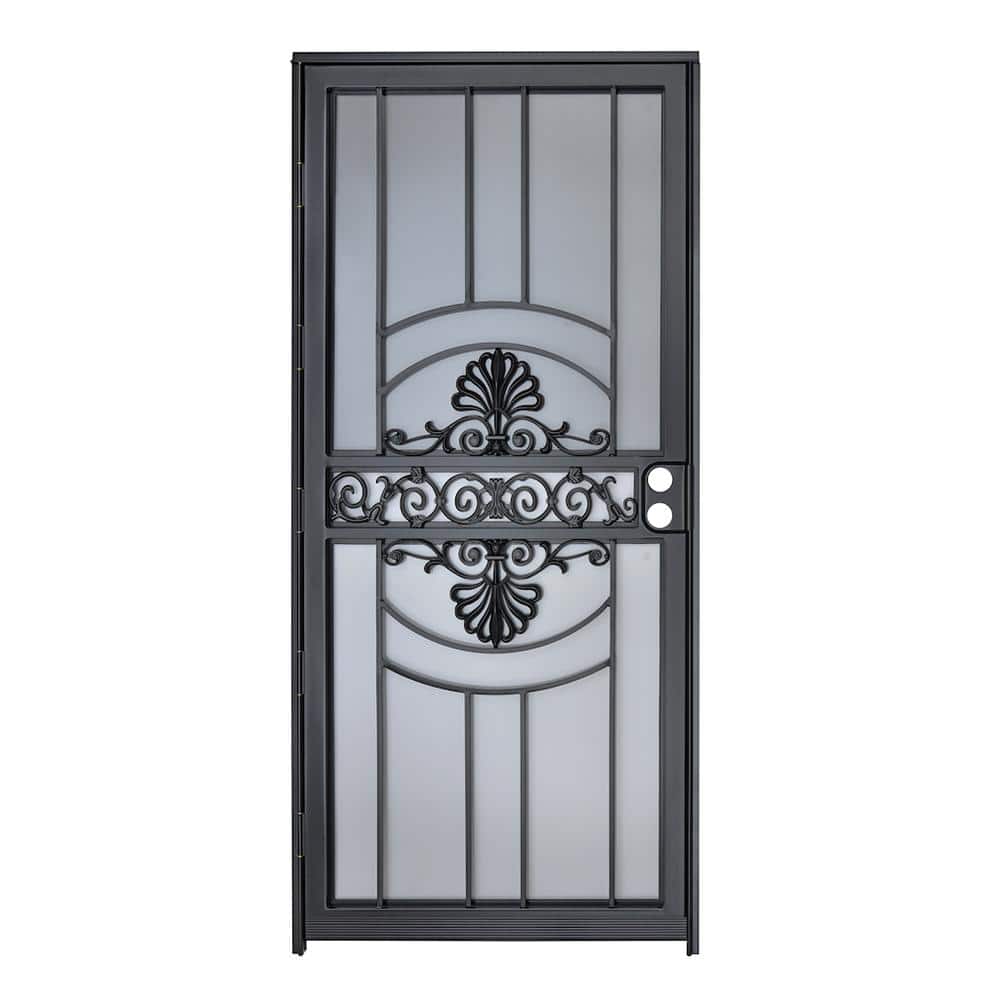 HISASHI PUERTA DEL SOL　BLACKEN Grisham 36 in. x 80 in. 437 Series Black Venus Security Door