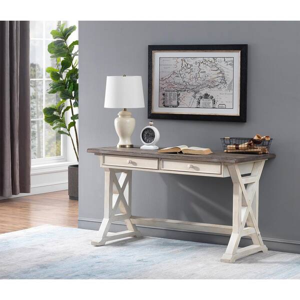 Home Decorators Collection Bradstone 47.80 in. White Writing Desk