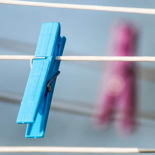 Plastic Multi-Color Indoor and Outdoor Clothespins (30-Pack)