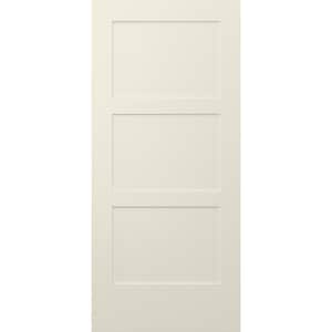 36 in. x 80 in. Birkdale Vanilla Paint Smooth Hollow Core Molded Composite Interior Door Slab