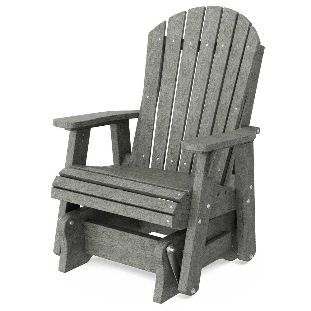 Heritage 1-Person Dark Gray Plastic Outdoor Glider price history on PriceWatchPro