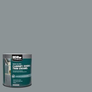 1 qt. #HDC-NT-27 Millennium Silver Semi-Gloss Enamel Interior/Exterior Cabinet, Door & Trim Paint