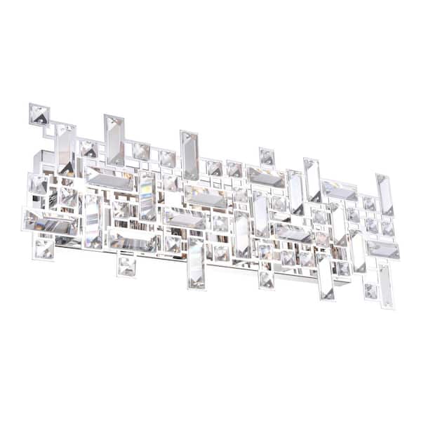 CWI Lighting Arley 6 Light Vanity Light With Chrome Finish
