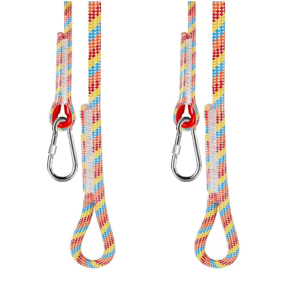 Tree Swing Ropes Set of 2 15 ft. Heavy Duty Straps Hanging Kit Holds 4400 lbs. w/ Carabiners for Playground Accessories price history on PriceWatchPro