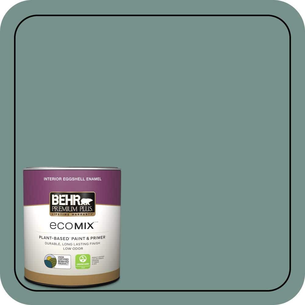 1 qt. #S430-5 Longmeadow Eggshell Enamel EcoMix Plant-Based Interior Paint & Primer price history on PriceWatchPro