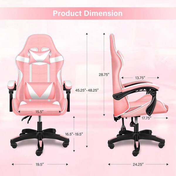 gaming chair with adjustable height