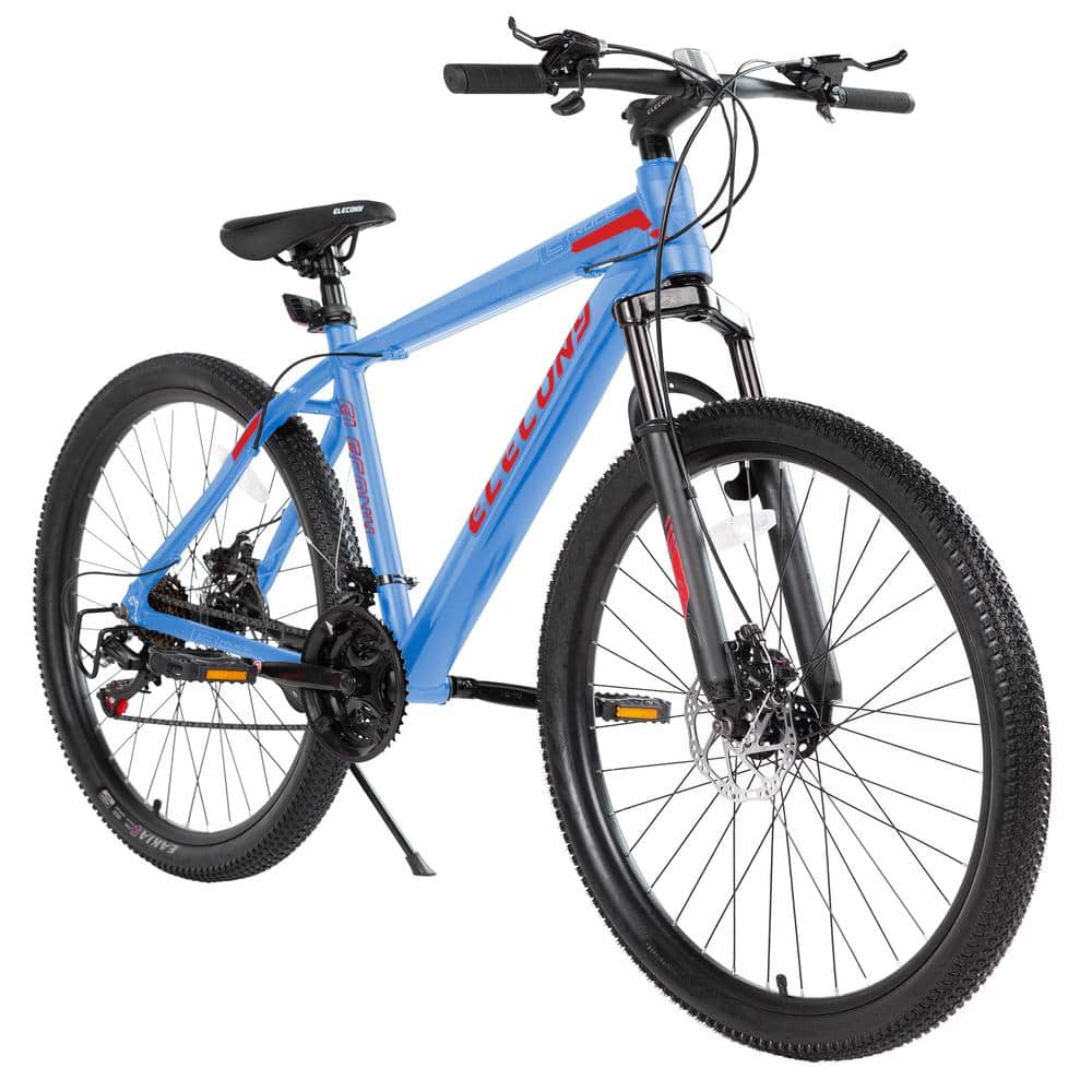 27.5 in. Adults, Teens Blue Mountain Bike, 21 Speed w/Mechanical Disc Brake