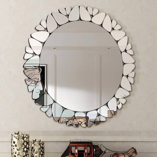 European Mirror Sticker for ceilling Decoration, DIY Top ceilling Mirror  Wall Sticker, top Lighting The Ceiling Chandelier Around Decorative Mirror