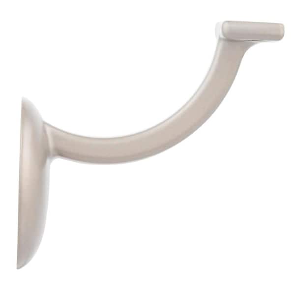 EVERMARK Stair Parts 601-B-MD Brushed Nickel Stair-Rail Wall Bracket Accessory