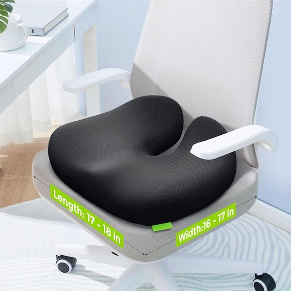 Afoxsos Multi-Layer Gel Memory Foam Cushion Chair Pad for Ideal