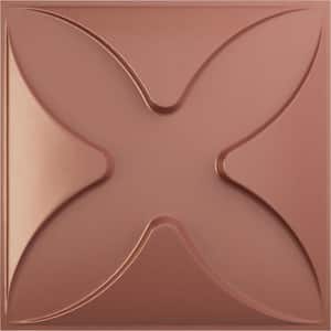 19-5/8"W x 19-5/8"H Austin EnduraWall Decorative 3D Wall Panel, Champagne Pink (12-Pack for 32.04 Sq.Ft.)