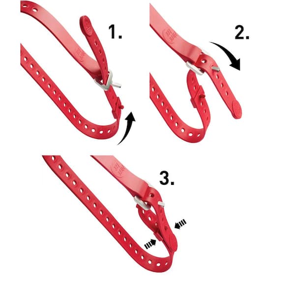 Nite Ize GearPro 24 in. Utility Strap (3-Pack) USL24-A1-R8 - The