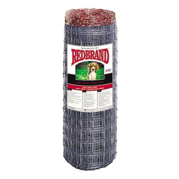Red Brand 4 ft. x 100 ft. 16-Gauge Welded Garden and Kennel Fence