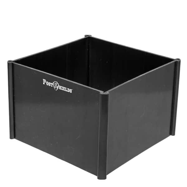 Post Shields 5.5 in. x 5.5 in. x 4 in. H Black Post Wrap
