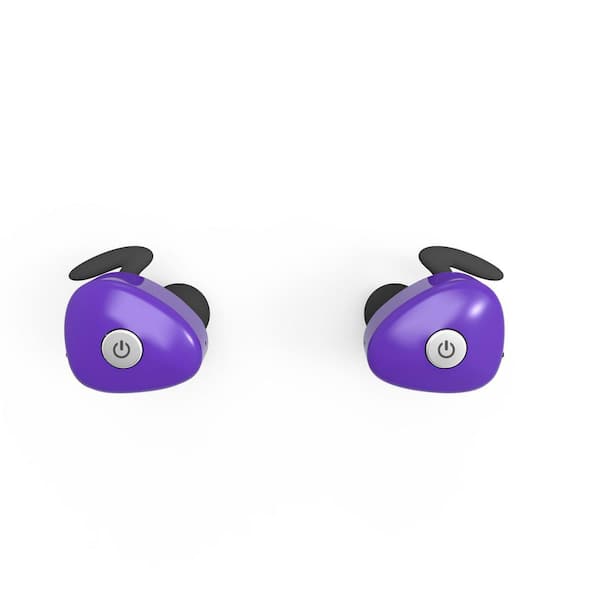 BEM Wireless NK50 100% Wireless Earbuds, Purple